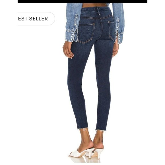 Mother The Looker  Ankle Fray Jeans - Picture 3 of 9